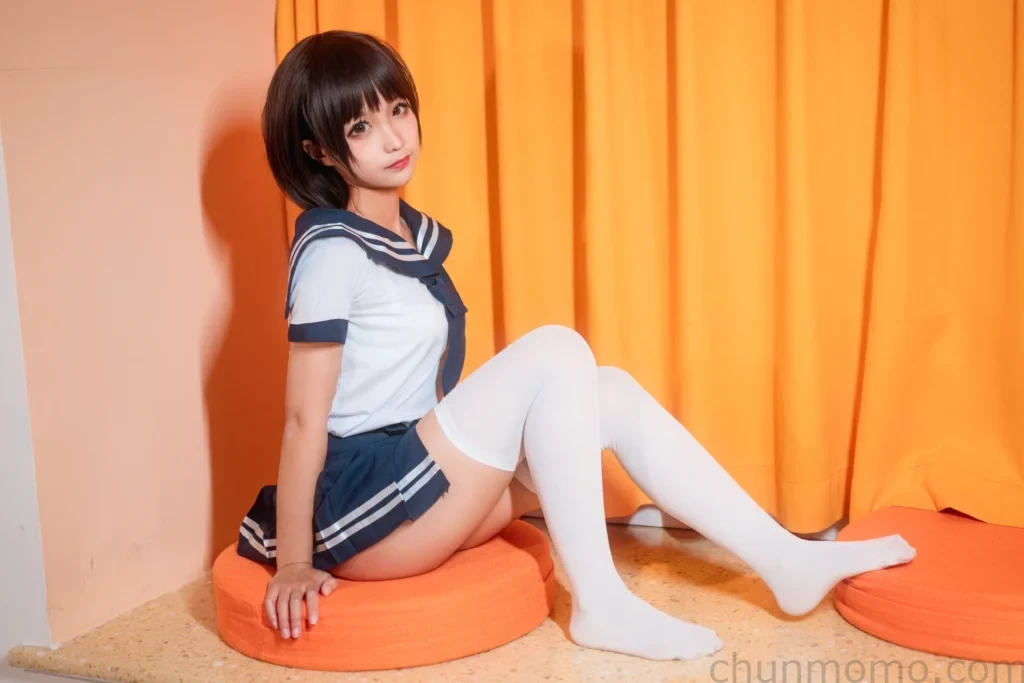 蠢沫沫cos学生服