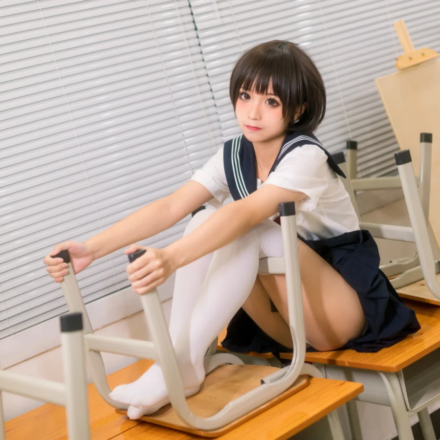 蠢沫沫 – NO.026 教室cos作品封神，写真合集一次性打包