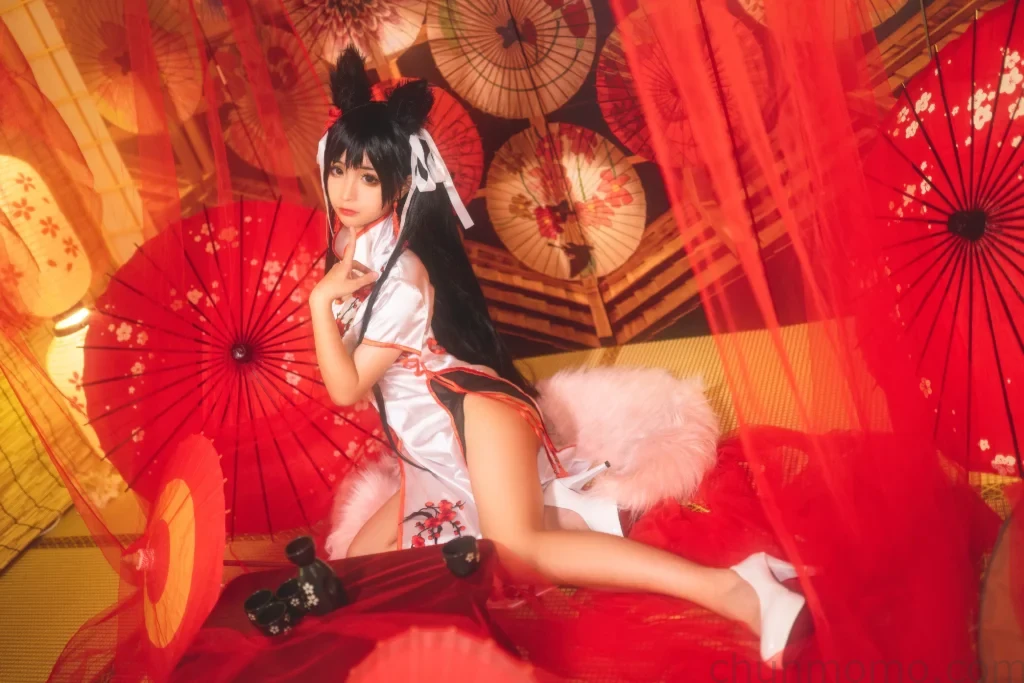 蠢沫沫 - NO.006 爱宕旗袍,cos作品太会拍了!摄影师把氛围感焊在画面里 6 爱宕旗袍