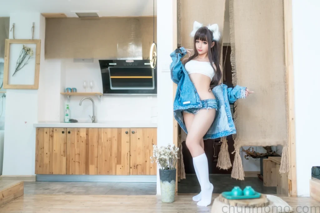 蠢沫沫牛仔衣作品