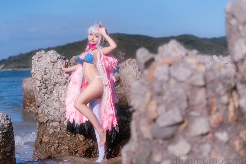 蠢沫沫可畏泳装户外