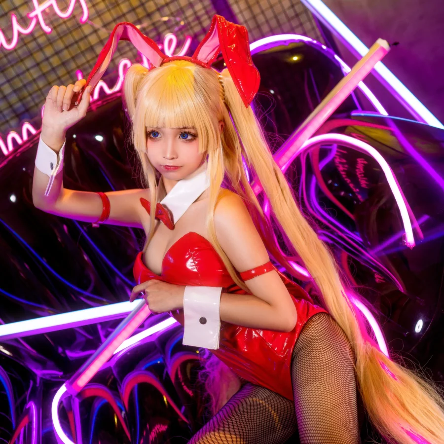 蠢沫沫 – NO.013 兔女郎cos作品杀疯了！图集细节控必看的脚饰亮点