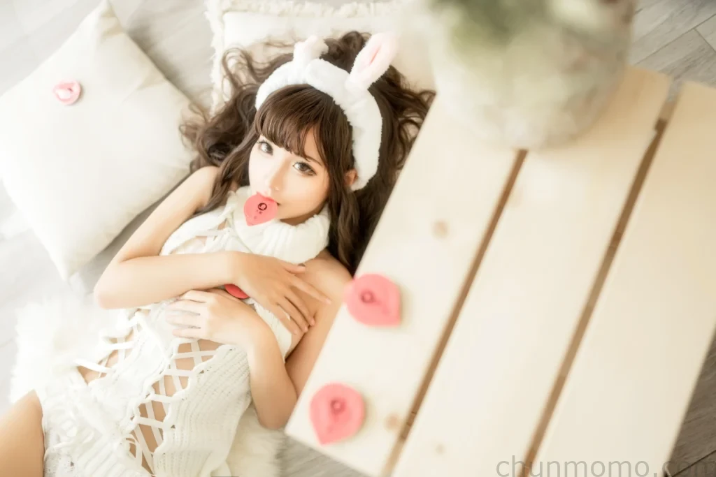 蠢沫沫毛衣兔子cosplay