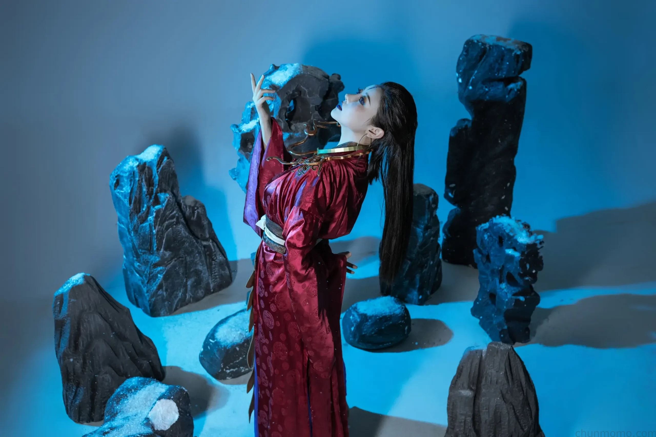 奈汐酱新年旗袍cos图集