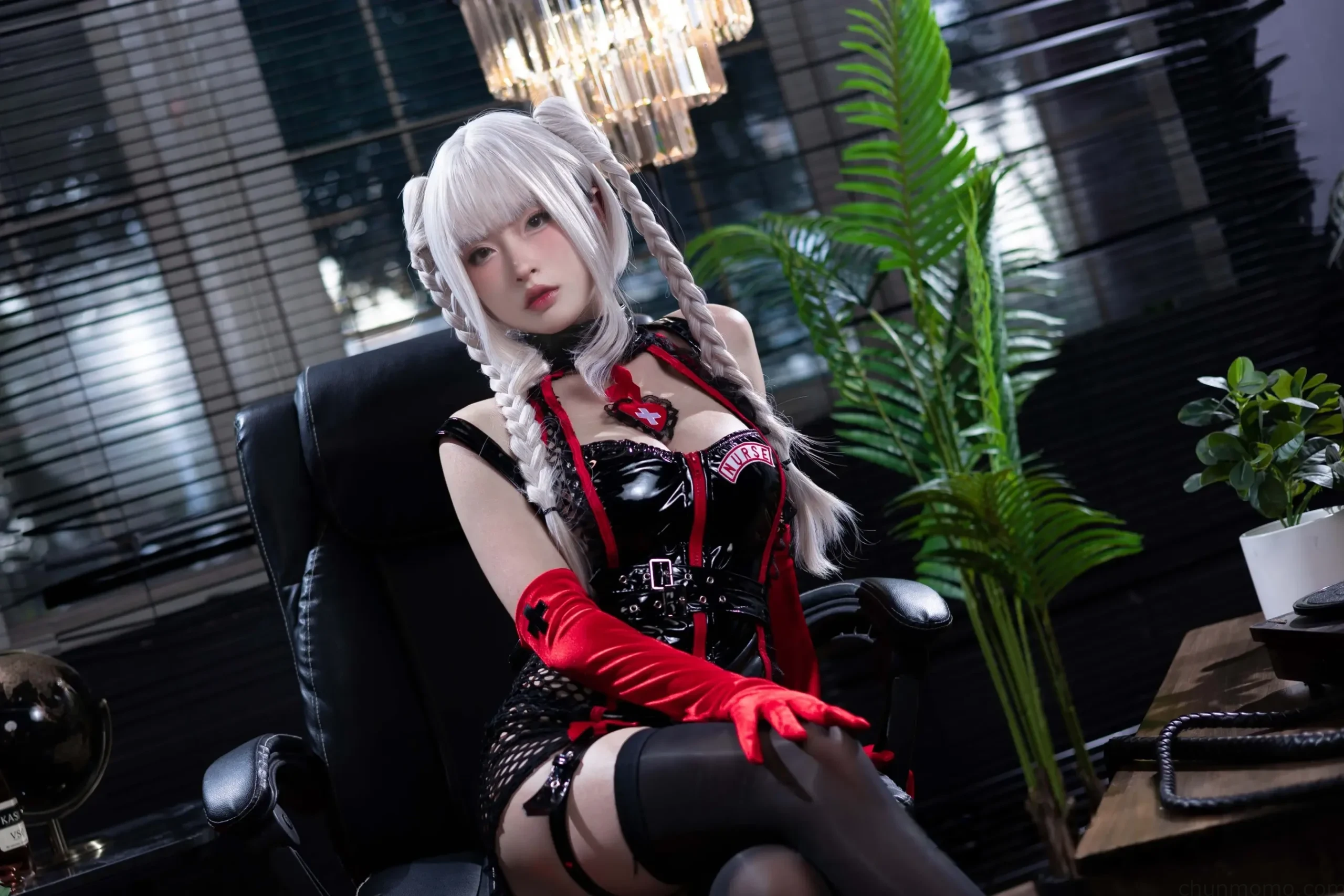 清水由乃cos万华镜雪女造型