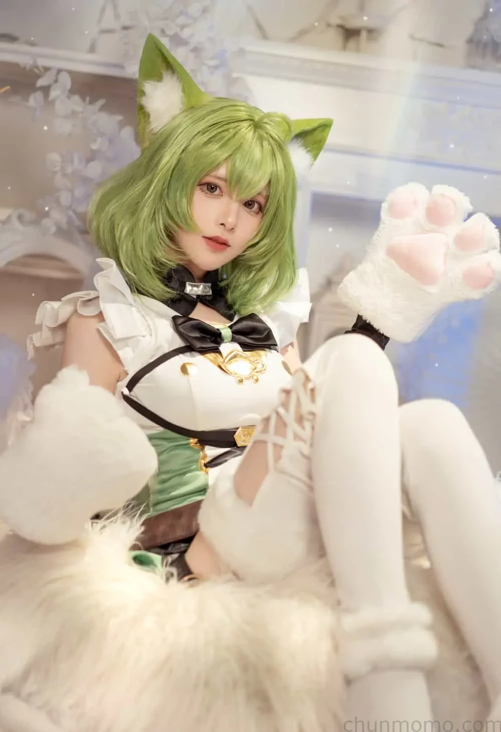 腥味猫罐早期cos擦边照、16年漫展主持人经历与表情包整理 6 腥味猫罐16年漫展主持人照片