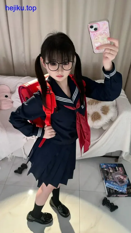 幼水铃衣侧光坐姿