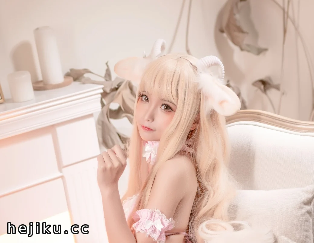 蠢沫沫NO.075《绵羊》Cosplay:温柔俏皮的梦幻造型 3 蠢沫沫NO.075《绵羊》:柔美与俏皮的完美结合插图3